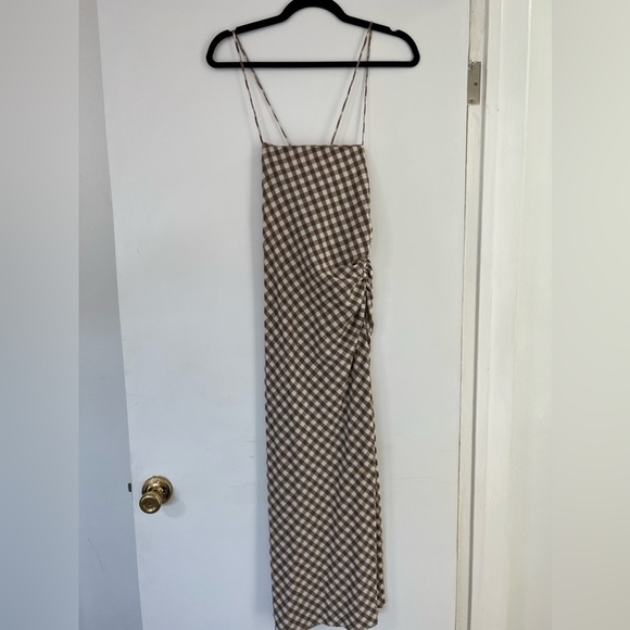 Plaid Midi Dress - Picture 2 of 4